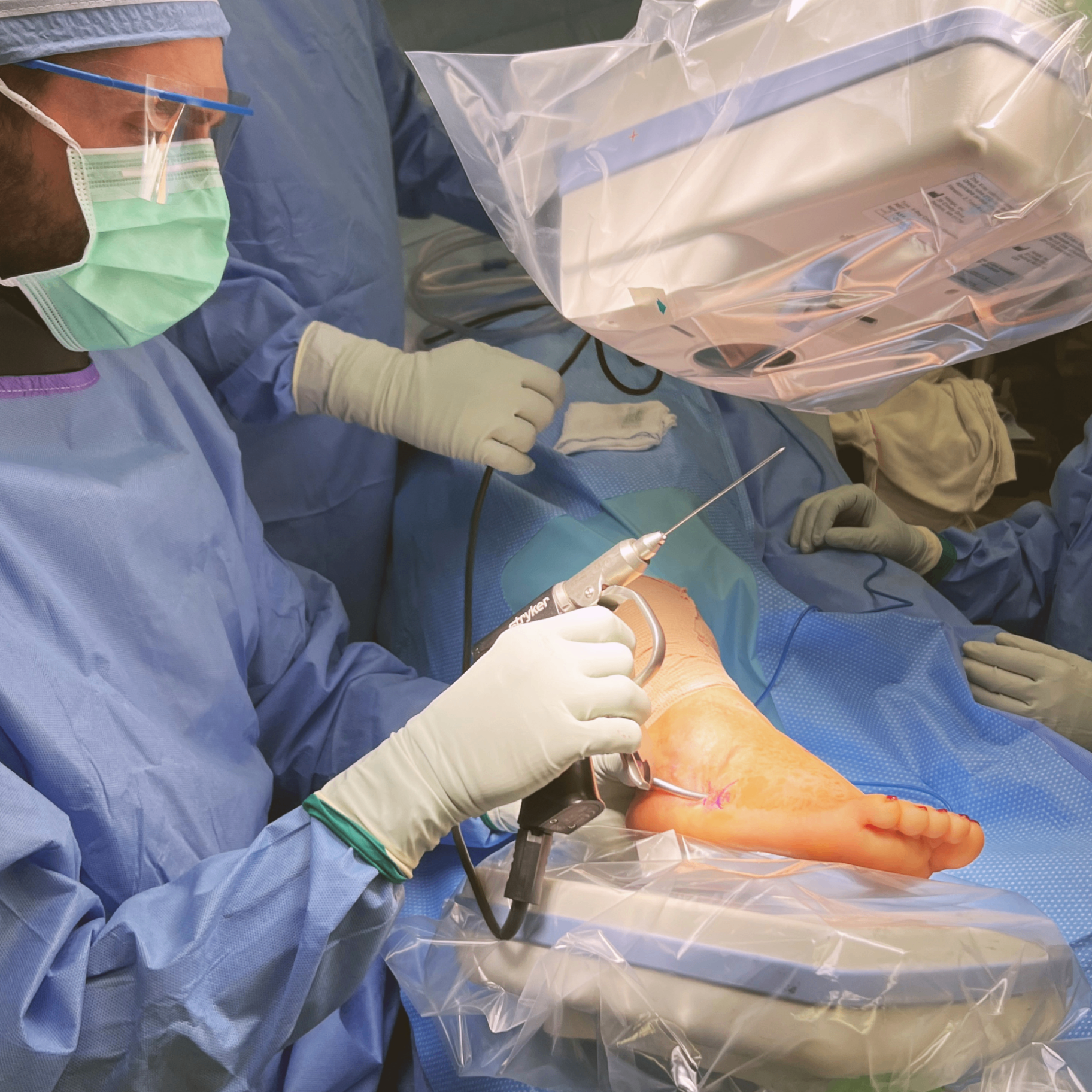 Minimally invasive foot and ankle surgery